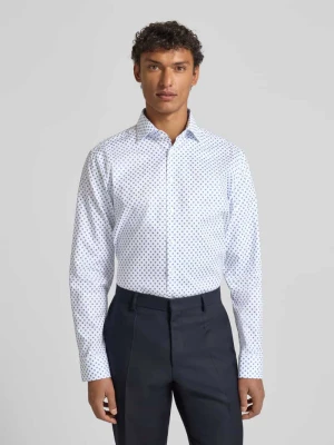 Koszula biznesowa o kroju regular fit z bawełny z kołnierzykiem typu kent SEIDENSTICKER REGULAR FIT