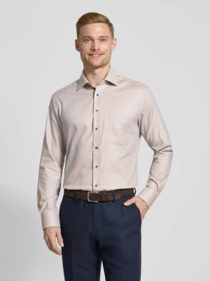 Koszula biznesowa o kroju regular fit z czystej bawełny Eterna