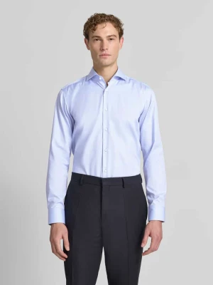 Koszula biznesowa o kroju regular fit z czystej bawełny model 'H-JOE-SP' Boss Błękitny