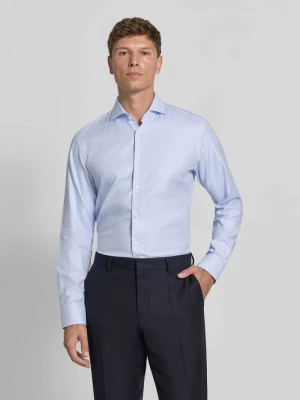 Koszula biznesowa o kroju regular fit z czystej bawełny model 'H-Joe-SP' Boss Błękitny
