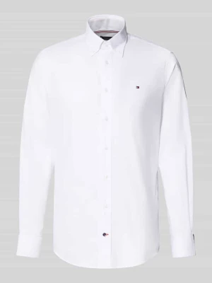 Koszula biznesowa o kroju regular fit z czystej bawełny Tommy Hilfiger