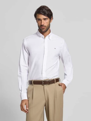 Koszula biznesowa o kroju regular fit z czystej bawełny Tommy Hilfiger