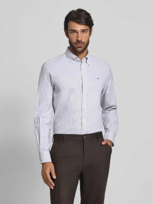 Koszula biznesowa o kroju regular fit z czystej bawełny Tommy Hilfiger