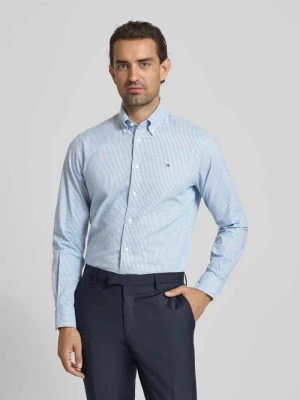 Koszula biznesowa o kroju regular fit z czystej bawełny Tommy Hilfiger