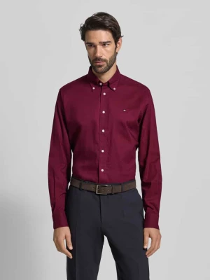 Koszula biznesowa o kroju regular fit z czystej bawełny Tommy Hilfiger