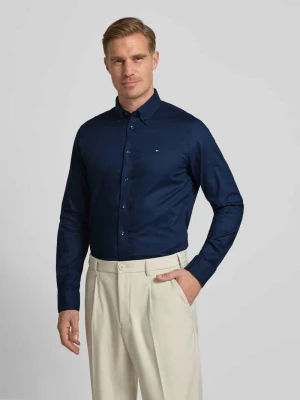 Koszula biznesowa o kroju regular fit z czystej bawełny Tommy Hilfiger