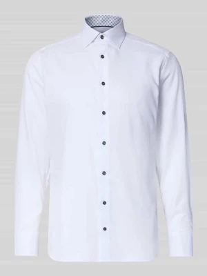 Koszula biznesowa o kroju regular fit z czystej bawełny z kołnierzykiem typu kent Olymp