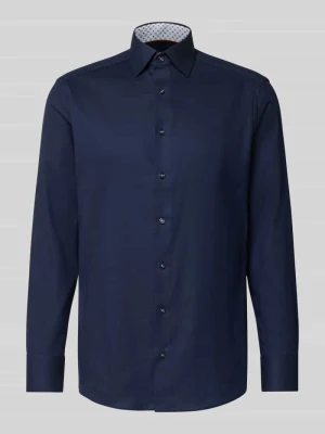Koszula biznesowa o kroju regular fit z czystej bawełny z kołnierzykiem typu kent Olymp