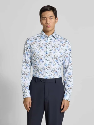 Koszula biznesowa o kroju regular fit z czystej bawełny z kołnierzykiem typu kent Olymp