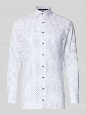 Koszula biznesowa o kroju regular fit z czystej bawełny z kołnierzykiem typu kent Olymp