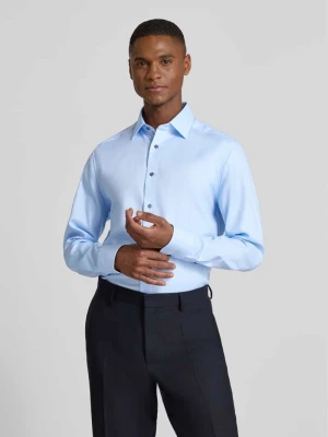 Koszula biznesowa o kroju regular fit z czystej bawełny z kołnierzykiem typu kent Olymp