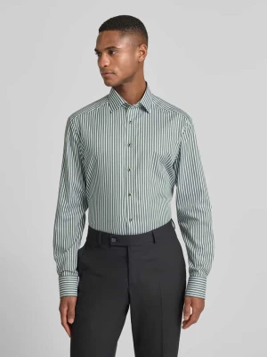 Koszula biznesowa o kroju regular fit z czystej bawełny z kołnierzykiem typu kent Olymp