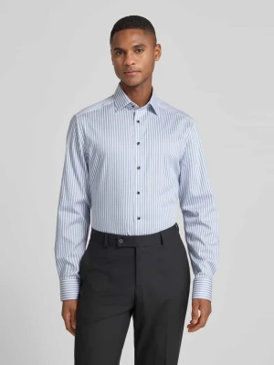 Koszula biznesowa o kroju regular fit z czystej bawełny z kołnierzykiem typu kent Olymp