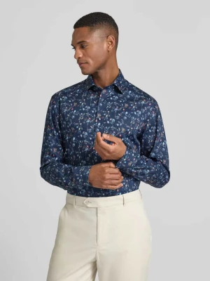 Koszula biznesowa o kroju regular fit z czystej bawełny z kołnierzykiem typu kent Olymp