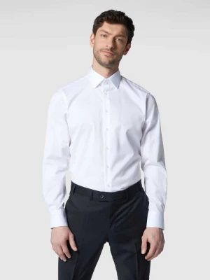 Koszula biznesowa o kroju regular fit z diagonalu Christian Berg Men
