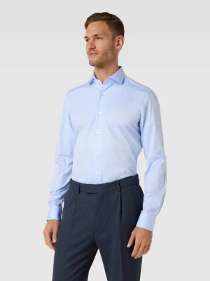 Koszula biznesowa o kroju regular fit z drobnego twillu XACUS