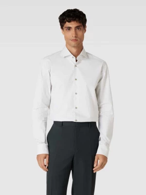 Koszula biznesowa o kroju regular fit z drobnym wzorem na całej powierzchni model ‘Joe’ Boss