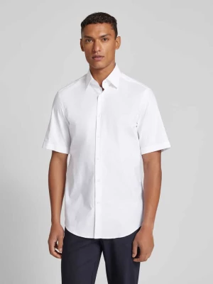 Koszula biznesowa o kroju regular fit z fakturowanym wzorem model ‘Joe’ Boss