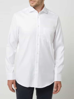 Koszula biznesowa o kroju regular fit z kieszenią na piersi SEIDENSTICKER REGULAR FIT