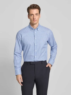 Koszula biznesowa o kroju regular fit z kołnierzykiem typu button down Christian Berg Men