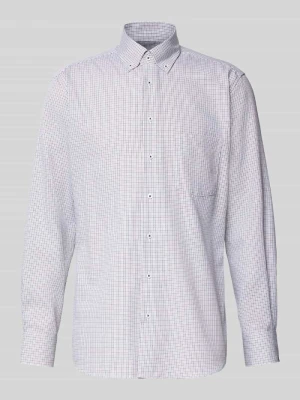 Koszula biznesowa o kroju regular fit z kołnierzykiem typu button down Eterna
