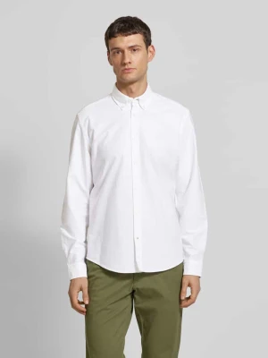 Koszula biznesowa o kroju regular fit z kołnierzykiem typu button down model ‘Liam’ Boss