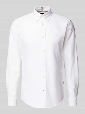 Koszula biznesowa o kroju regular fit z kołnierzykiem typu button down model ‘Roan’ Boss