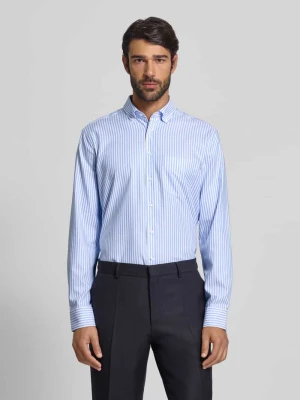 Koszula biznesowa o kroju regular fit z kołnierzykiem typu button down SEIDENSTICKER REGULAR FIT