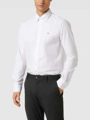 Koszula biznesowa o kroju regular fit z kołnierzykiem typu button down Tommy Hilfiger