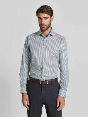 Koszula biznesowa o kroju regular fit z kołnierzykiem typu cutaway Christian Berg Men