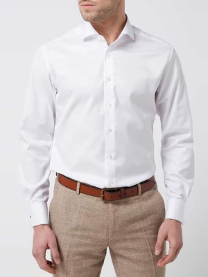 Koszula biznesowa o kroju regular fit z kołnierzykiem typu cutaway Eterna