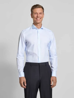 Koszula biznesowa o kroju regular fit z kołnierzykiem typu cutaway OLYMP Level Five