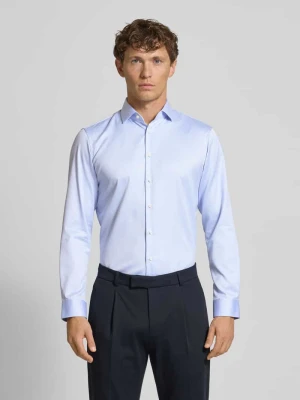 Koszula biznesowa o kroju regular fit z kołnierzykiem typu kent Christian Berg Men