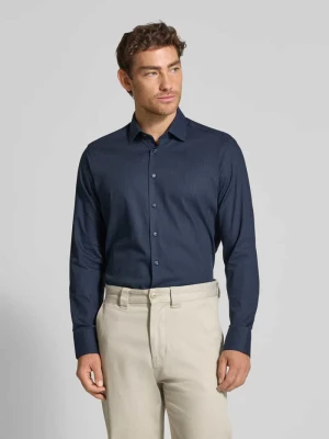 Koszula biznesowa o kroju regular fit z kołnierzykiem typu kent Christian Berg Men