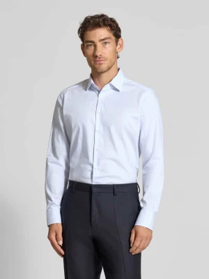 Koszula biznesowa o kroju regular fit z kołnierzykiem typu kent Christian Berg Men