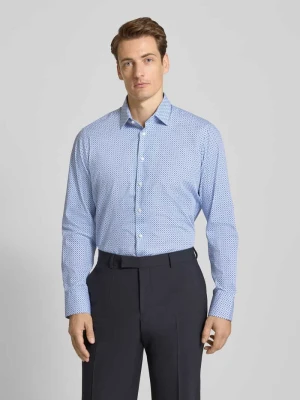 Koszula biznesowa o kroju regular fit z kołnierzykiem typu kent Christian Berg Men