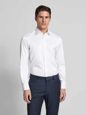 Koszula biznesowa o kroju regular fit z kołnierzykiem typu kent Christian Berg Men