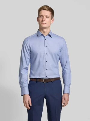Koszula biznesowa o kroju regular fit z kołnierzykiem typu kent Eterna