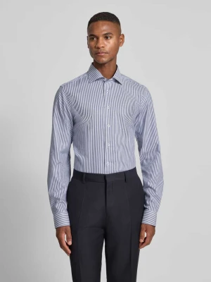 Koszula biznesowa o kroju regular fit z kołnierzykiem typu kent Eterna