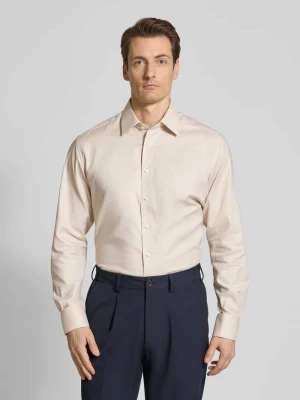 Koszula biznesowa o kroju regular fit z kołnierzykiem typu kent Eterna