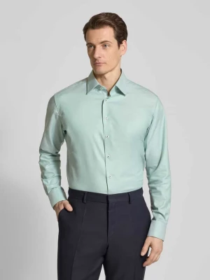 Koszula biznesowa o kroju regular fit z kołnierzykiem typu kent Eterna