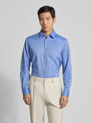 Koszula biznesowa o kroju regular fit z kołnierzykiem typu kent Eterna