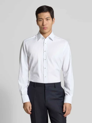 Koszula biznesowa o kroju regular fit z kołnierzykiem typu kent Eterna