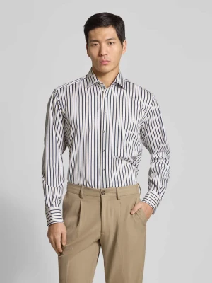 Koszula biznesowa o kroju regular fit z kołnierzykiem typu kent Eterna