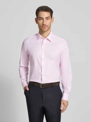 Koszula biznesowa o kroju regular fit z kołnierzykiem typu kent Eterna