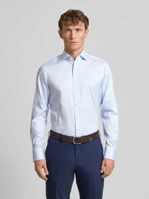 Koszula biznesowa o kroju regular fit z kołnierzykiem typu kent model ‘Savio’ OLYMP SIGNATURE SLIM FIT