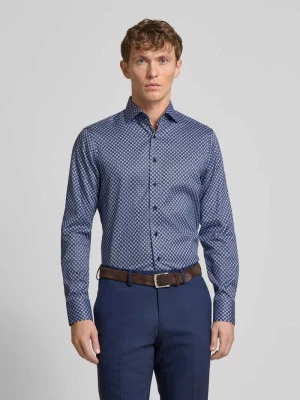 Koszula biznesowa o kroju regular fit z kołnierzykiem typu kent model ‘Savio’ OLYMP SIGNATURE SLIM FIT