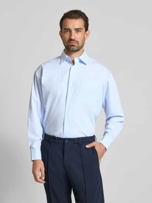 Koszula biznesowa o kroju regular fit z kołnierzykiem typu kent model ‘VOLUND’ ANNARR