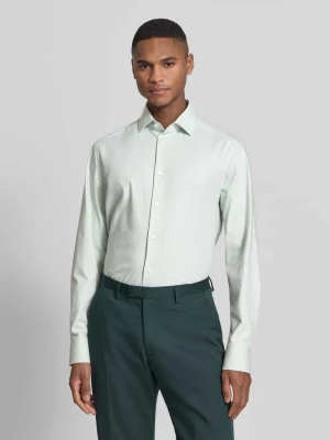 Koszula biznesowa o kroju regular fit z kołnierzykiem typu kent Olymp
