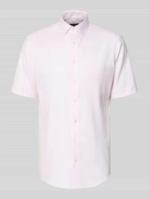 Koszula biznesowa o kroju regular fit z kołnierzykiem typu kent Olymp